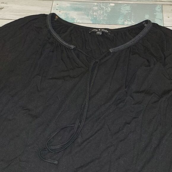 Cable & Gage Black Shirt/Top sz Large - Picture 4 of 6